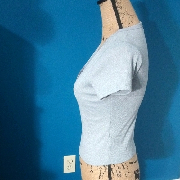 Paris J' Adore Grey T-shirt By Orange Kiss 💋 - Picture 2 of 9